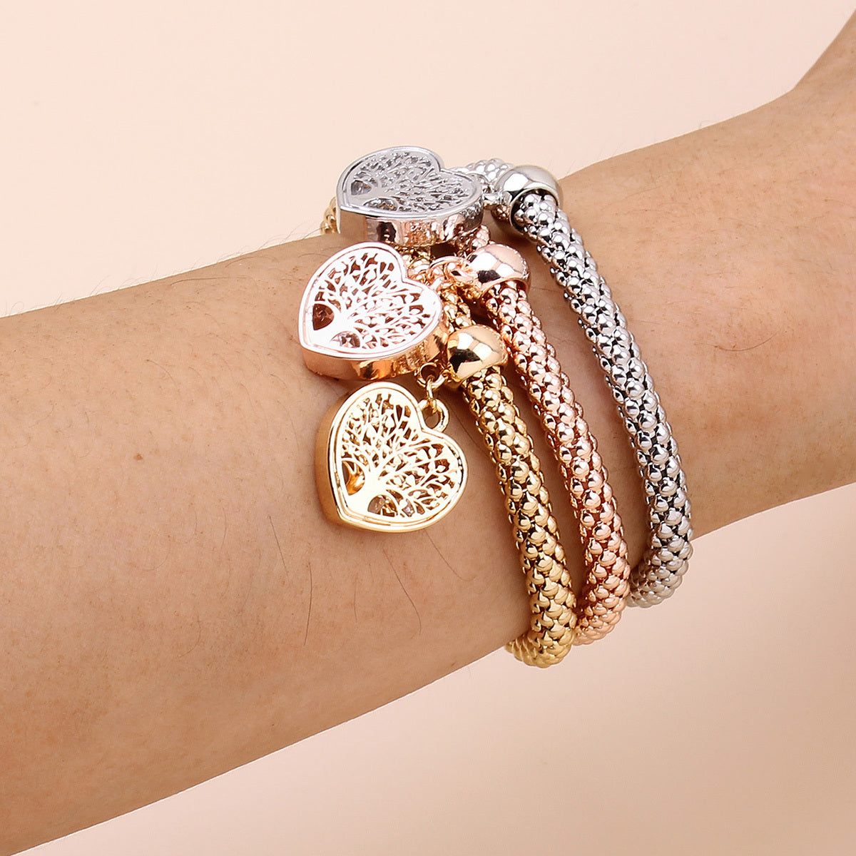 3pcs Charms Multilayer Bracelets