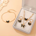 4pcs Boho Butterfly Jewellery Set
