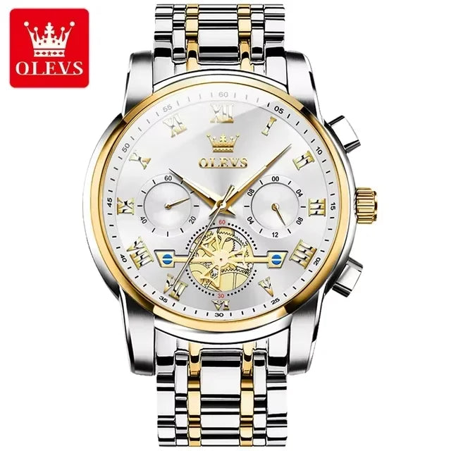 Men's Luxury Watches Waterproof Olevs Watch Quartz