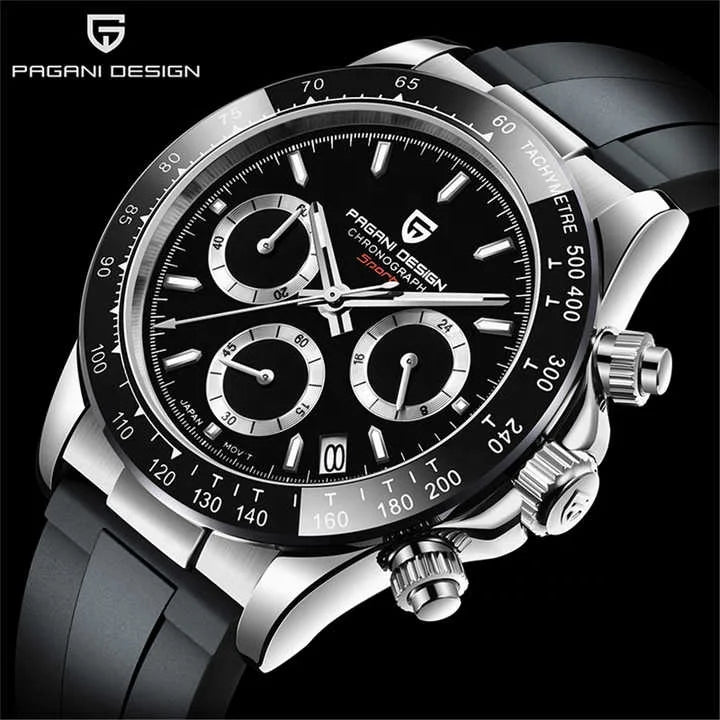 Watch Pagani 1664 Stainless Steel Sapphire Glass 10ATM Waterproof
