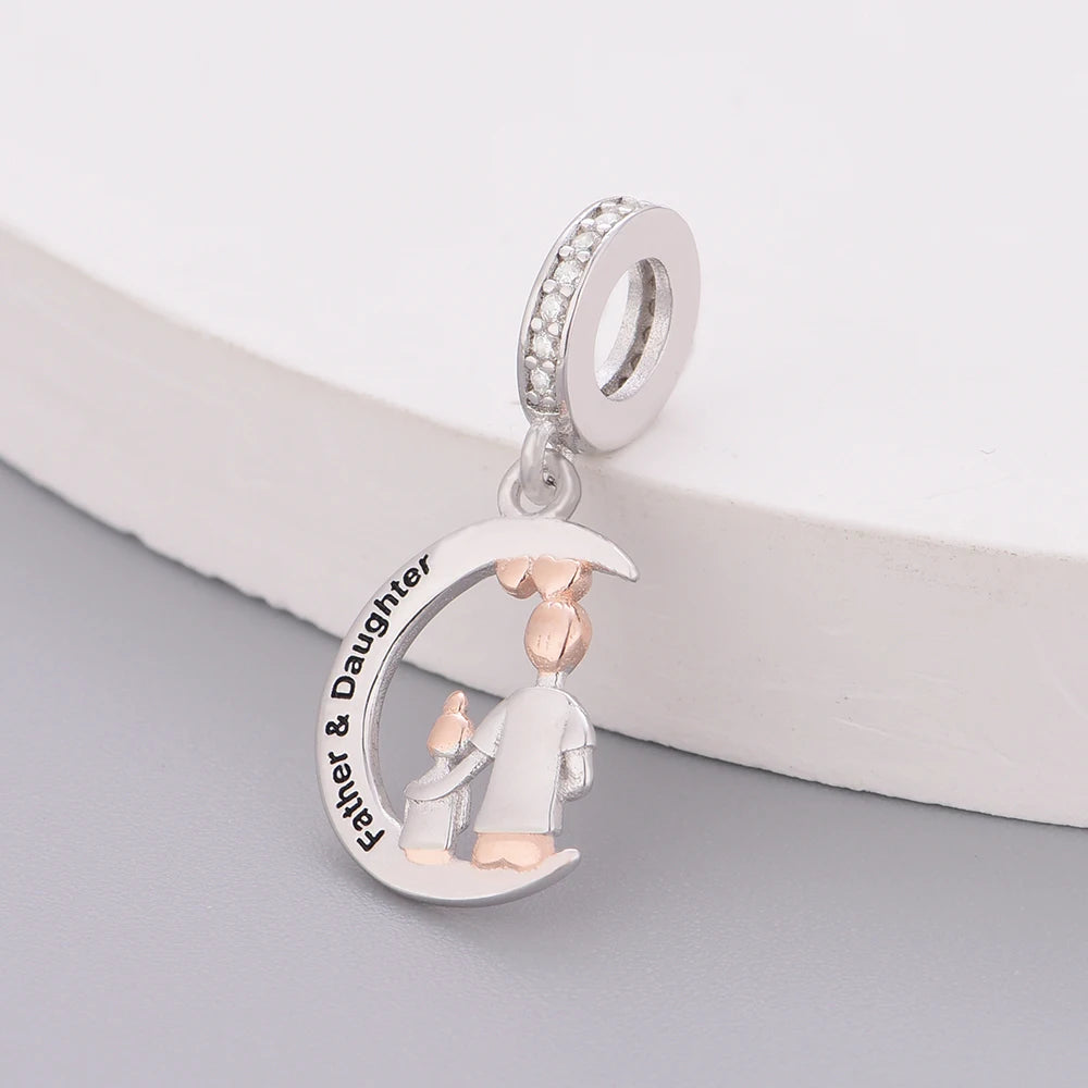 925 Sterling Silver Family Charms