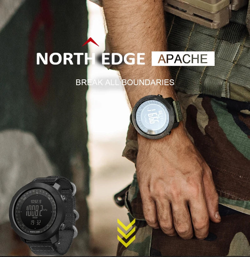NORTH EDGE Multi‑Function Sports Watch for Men