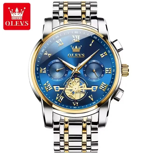 Men's Luxury Watches Waterproof Olevs Watch Quartz