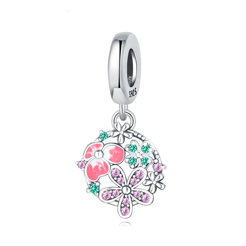 S925 sterling silver charms for bracelet or necklace