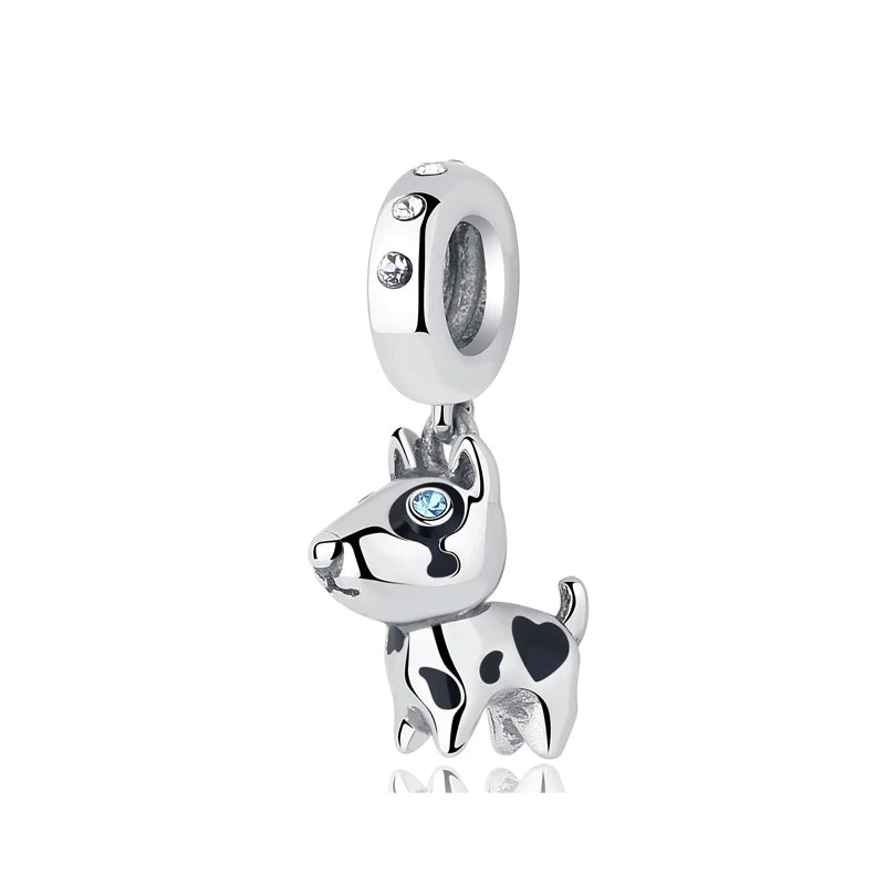 925 Sterling Silver Charms Love Pets