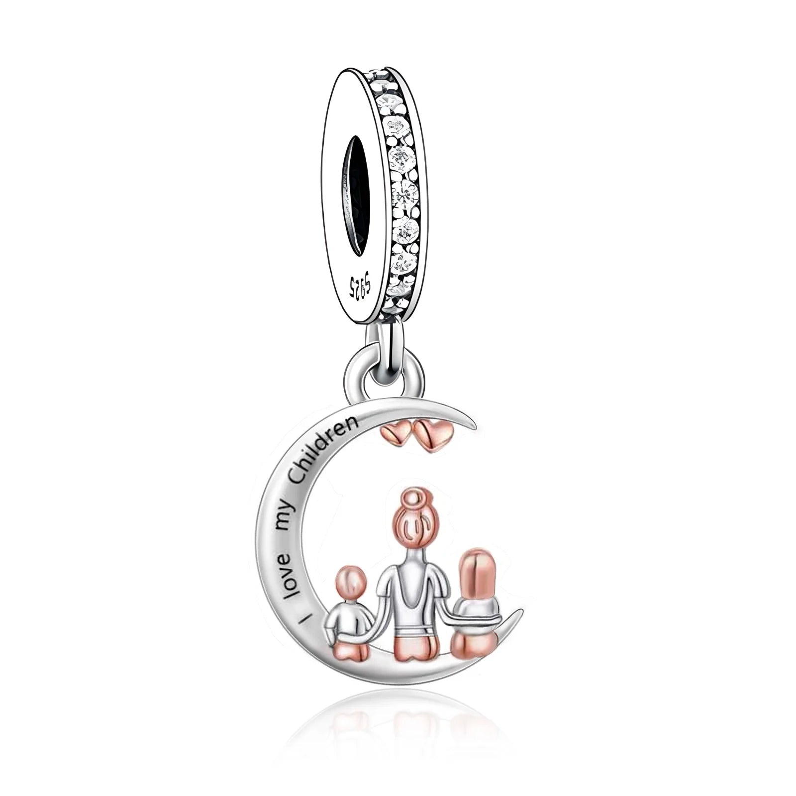 "I Love my Children" 925 Sterling Silver Charm