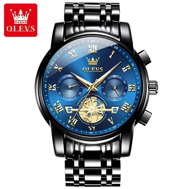 Men's Luxury Watches Waterproof Olevs Watch Quartz