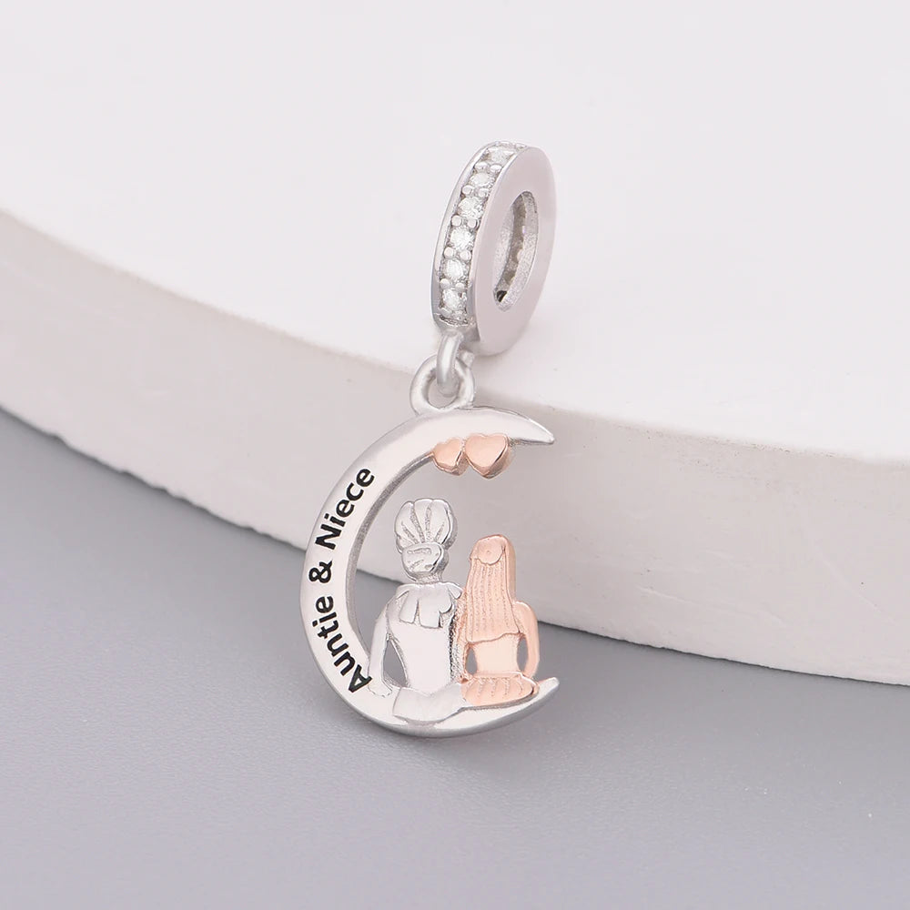 925 Sterling Silver Family Charms