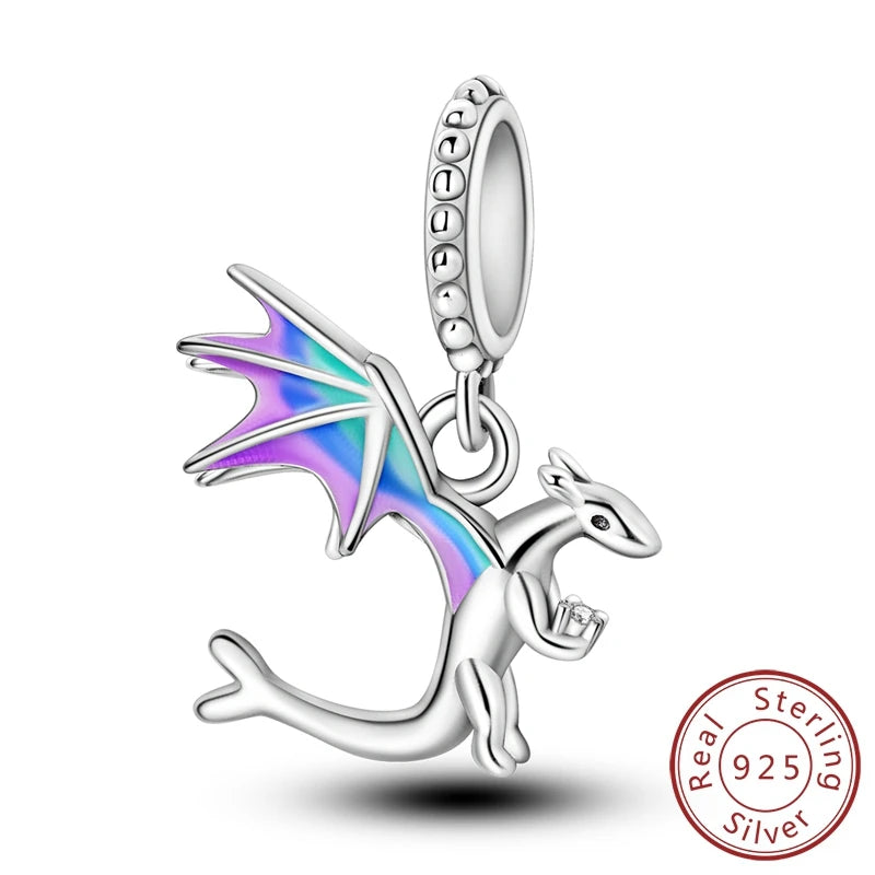 925 Sterling Silver Charms Beads Cute
