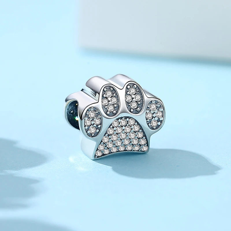 925 Sterling Silver Charms Love Pets
