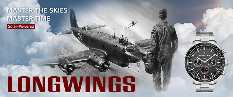 NORTH EDGE Multi‑Function Sports Watch for Men