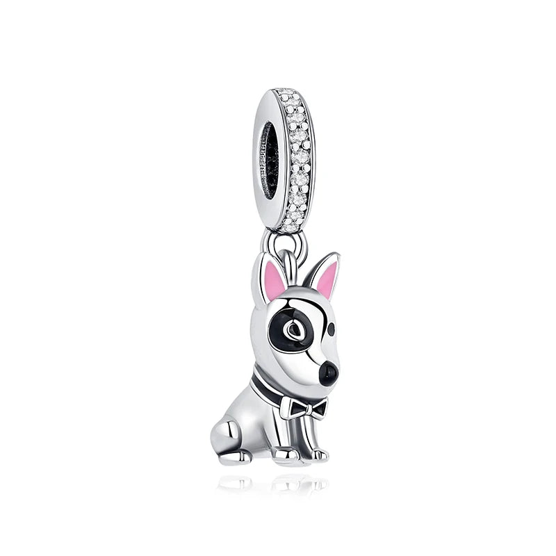925 Sterling Silver Charms Love Pets