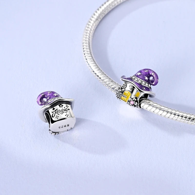 925 Sterling Silver Charms Beads Pendant Firefly Elf Paw Planet Charm