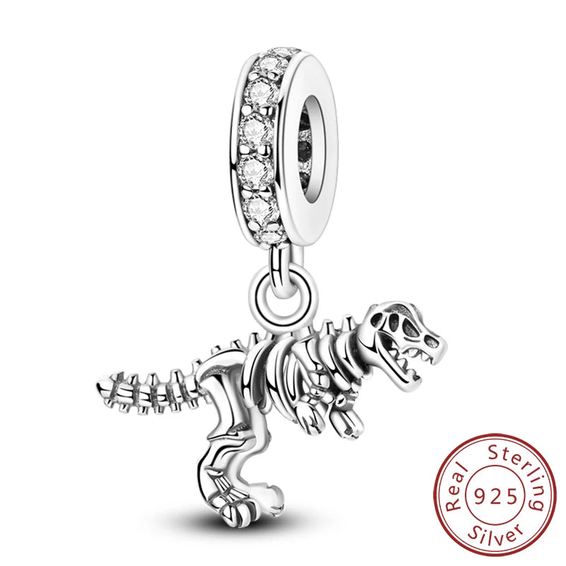 925 Sterling Silver Charms Beads Cute