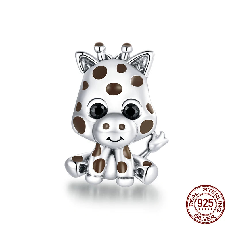 925 Sterling Silver Heart Beads Flower Retro Pattern Charms