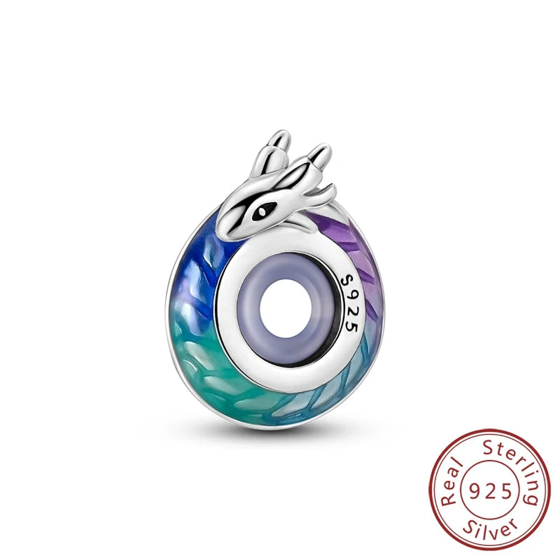 925 Sterling Silver Charms Beads Cute
