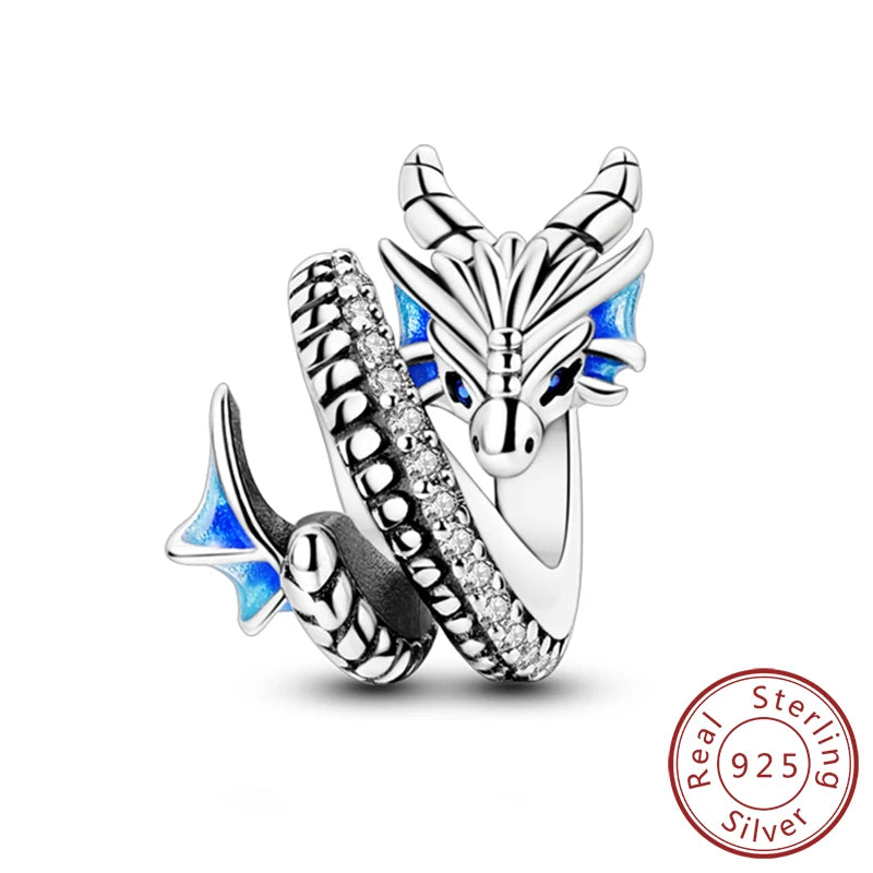 925 Sterling Silver Charms Beads Cute