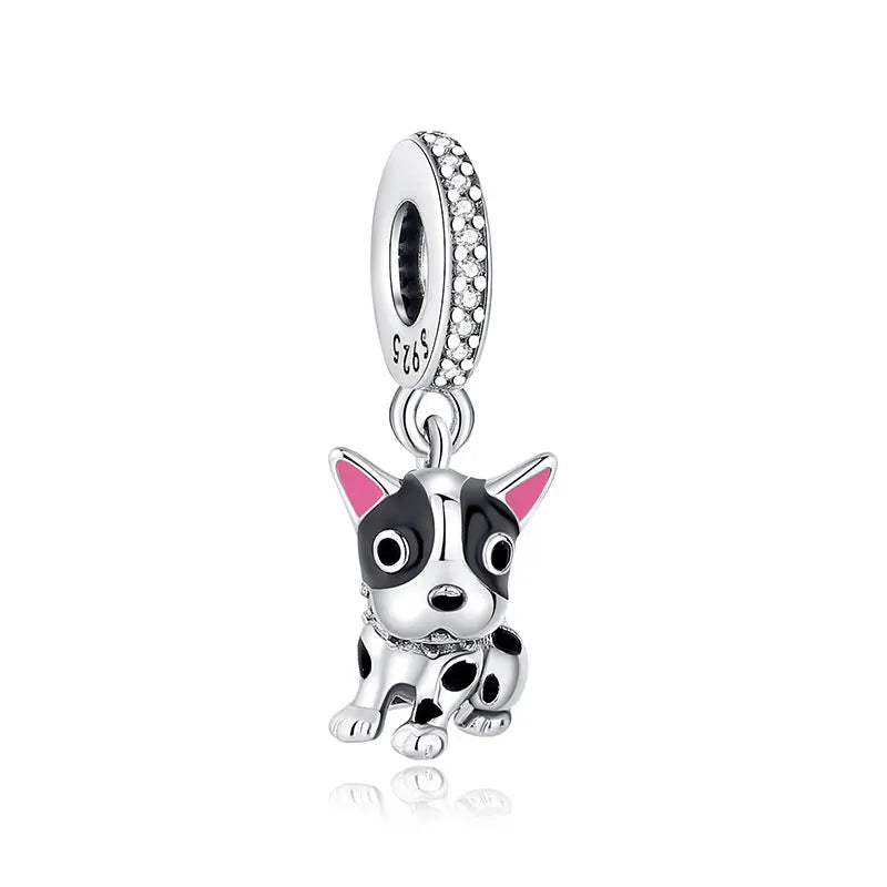 925 Sterling Silver Charms Love Pets