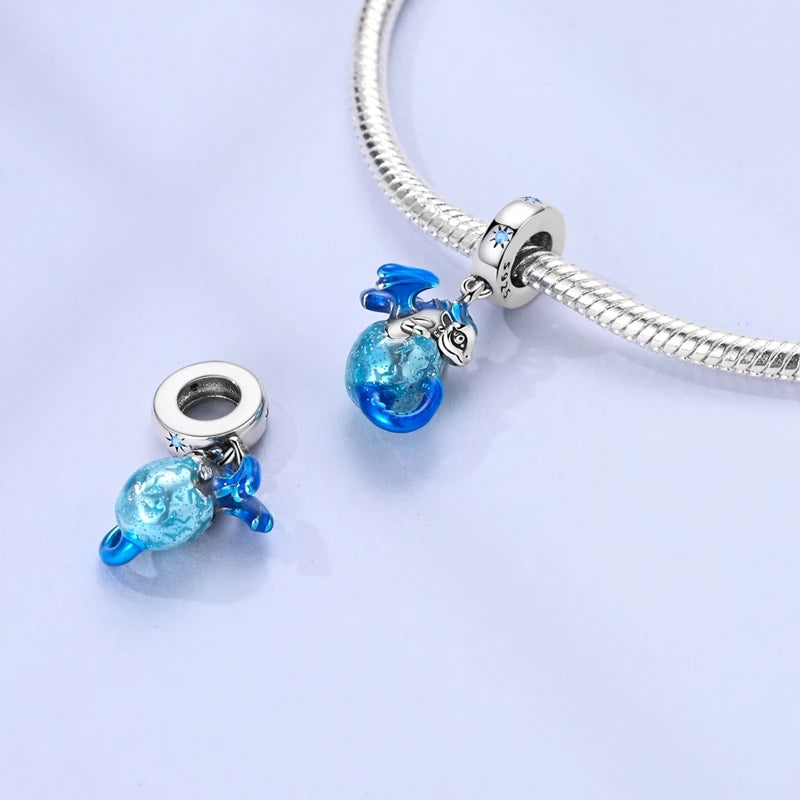 925 Sterling Silver Charms Beads Cute