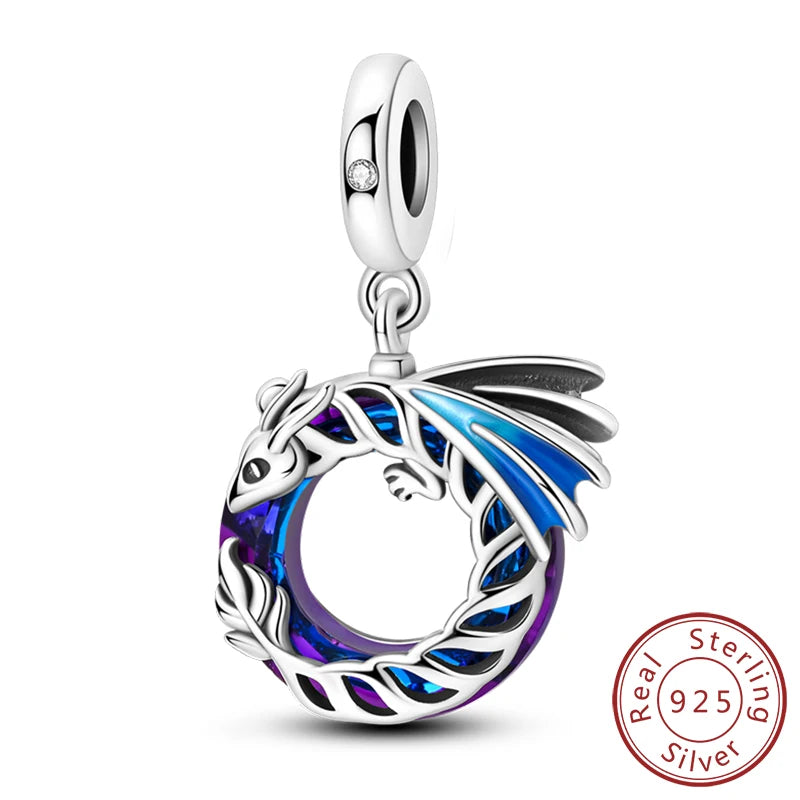 925 Sterling Silver Charms Beads Cute