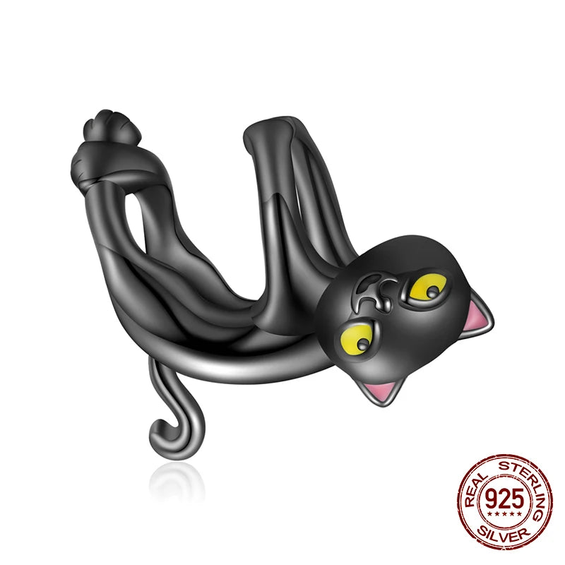 925 Sterling Silver Heart Beads Flower Retro Pattern Charms