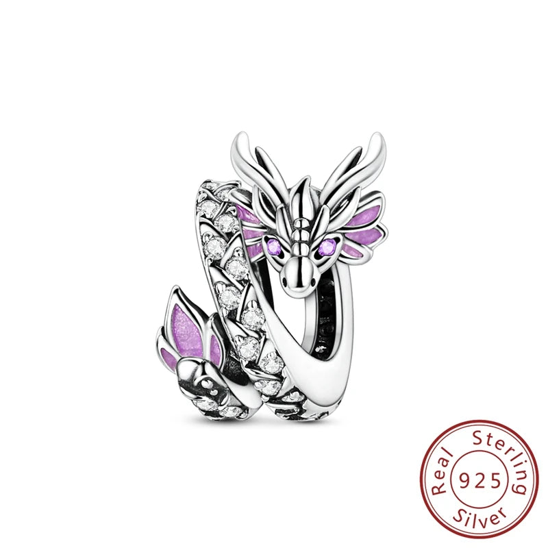 925 Sterling Silver Charms Beads Cute