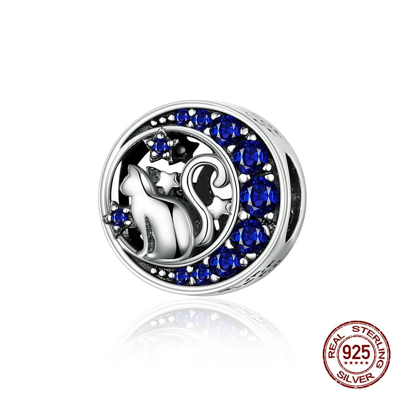 925 Sterling Silver Heart Beads Flower Retro Pattern Charms