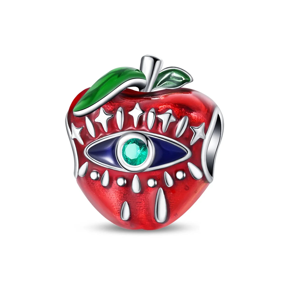 925 Silver Charms in Tones of Red