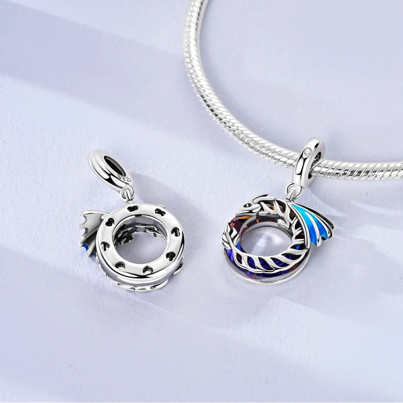 925 Sterling Silver Charms Beads Cute