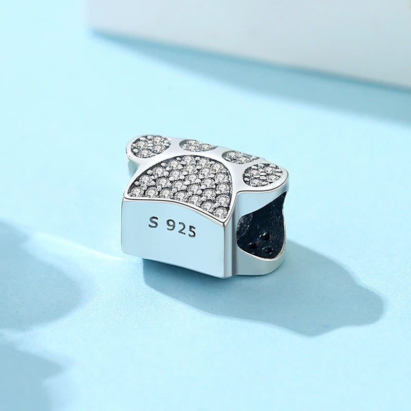 925 Sterling Silver Charms Love Pets