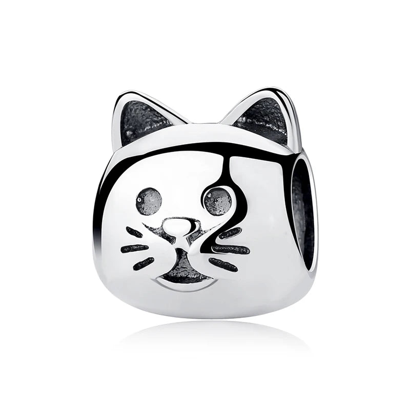 925 Sterling Silver Charms Love Pets