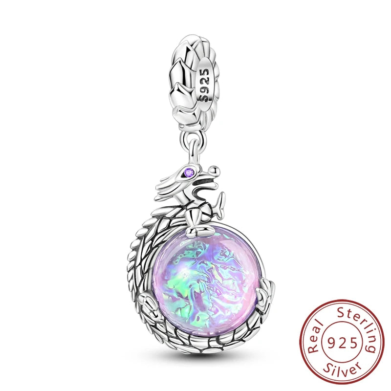925 Sterling Silver Charms Beads Cute