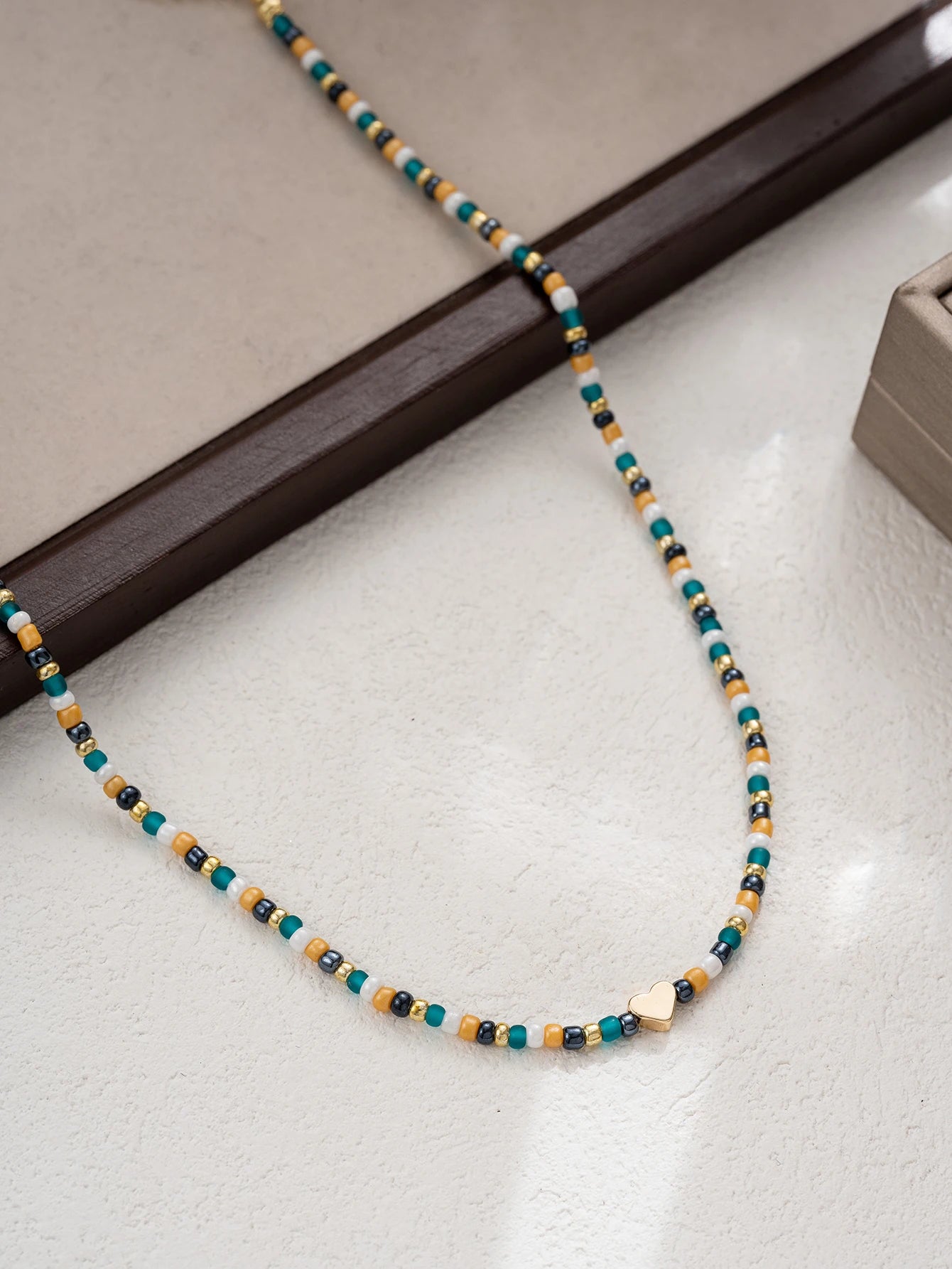 Bohemian beaded Love women's Necklace