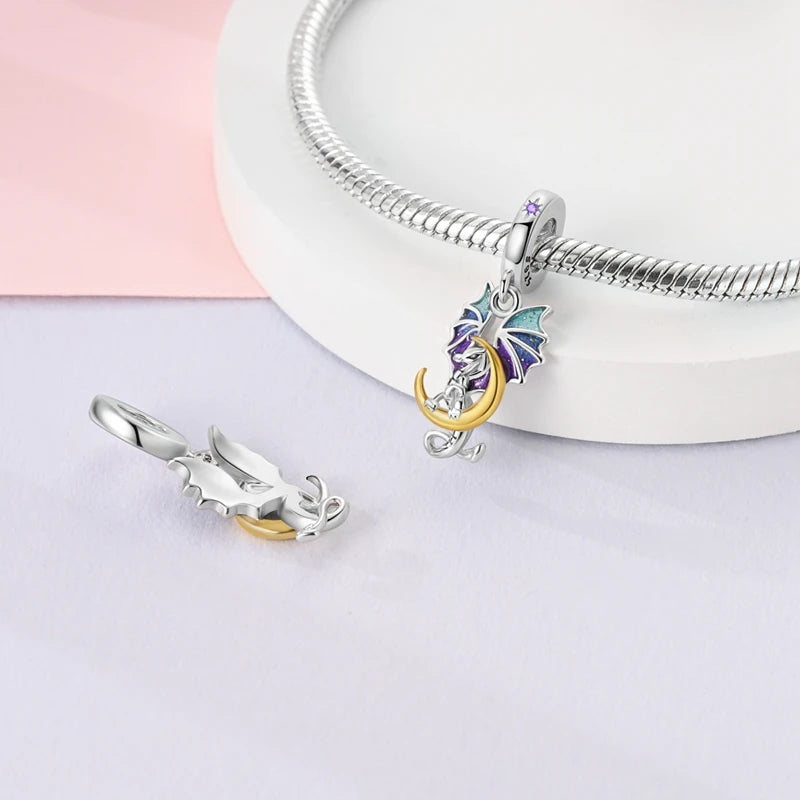 925 Sterling Silver Charms Beads Cute
