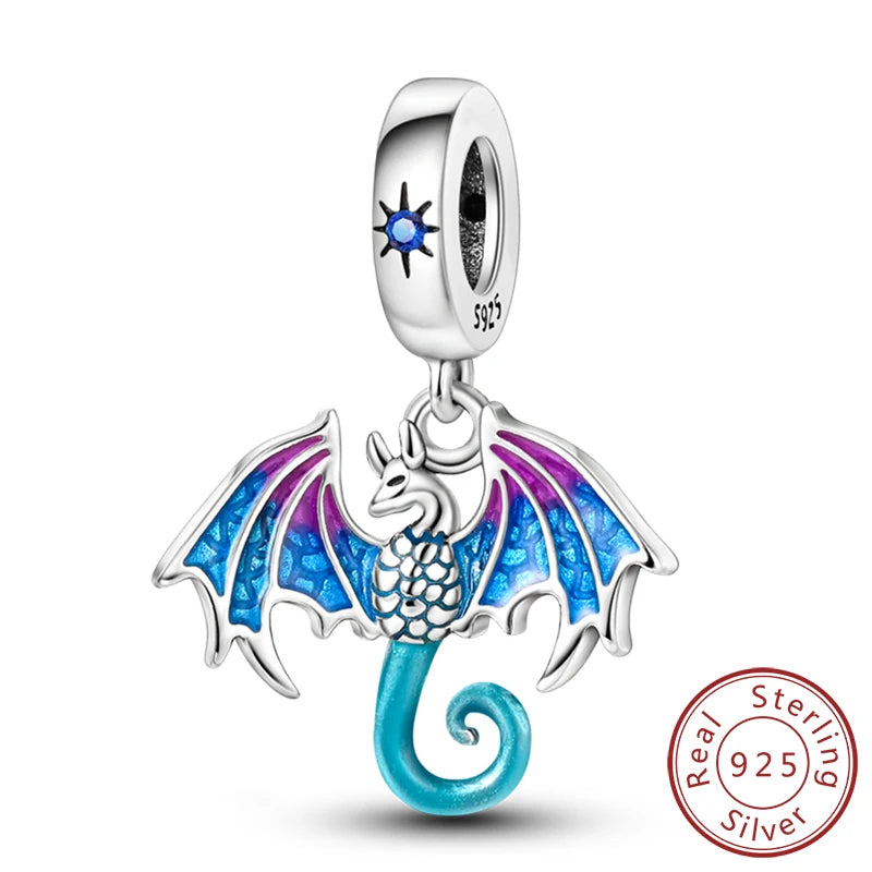 925 Sterling Silver Charms Beads Cute