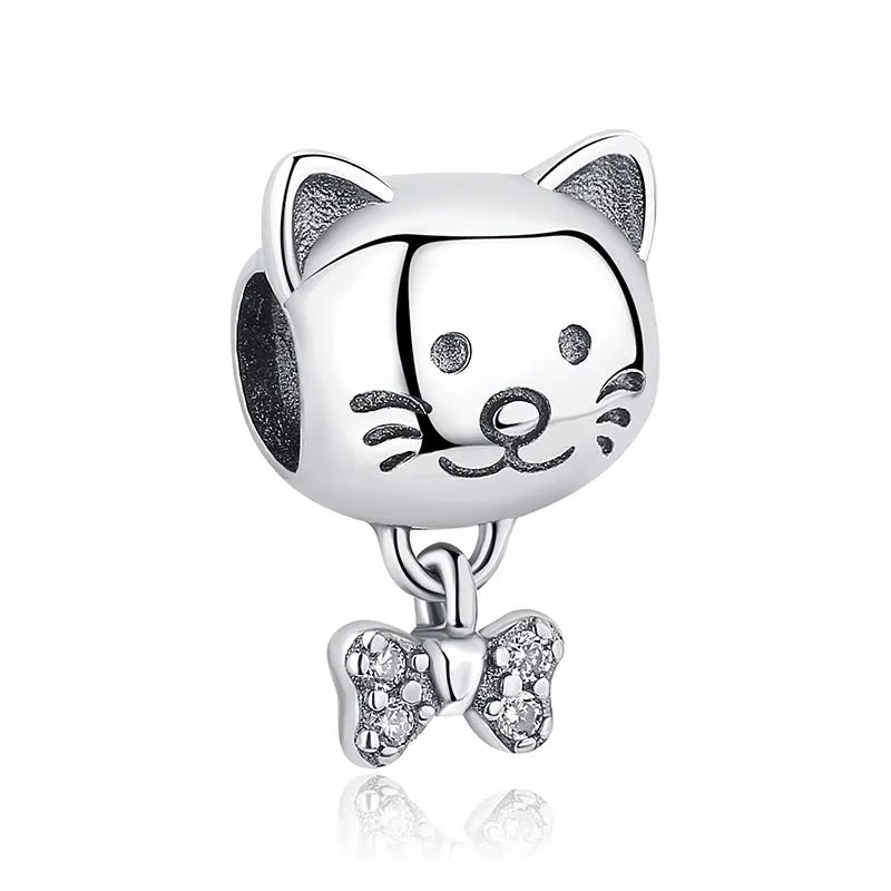 925 Sterling Silver Charms Love Pets