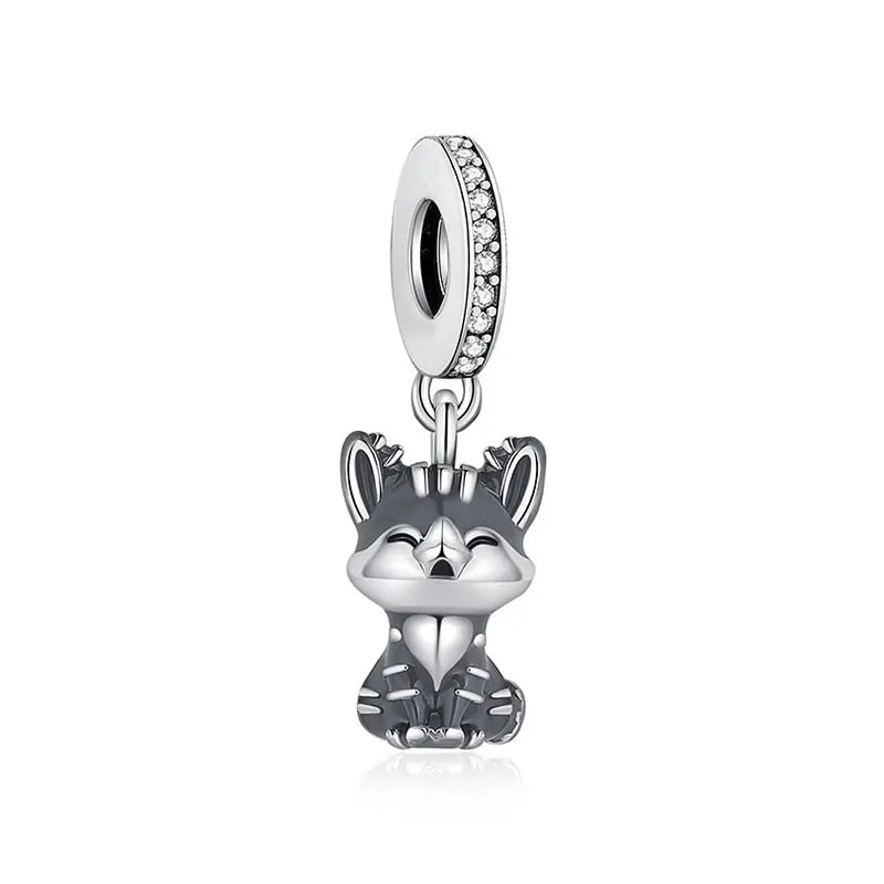 925 Sterling Silver Charms Love Pets