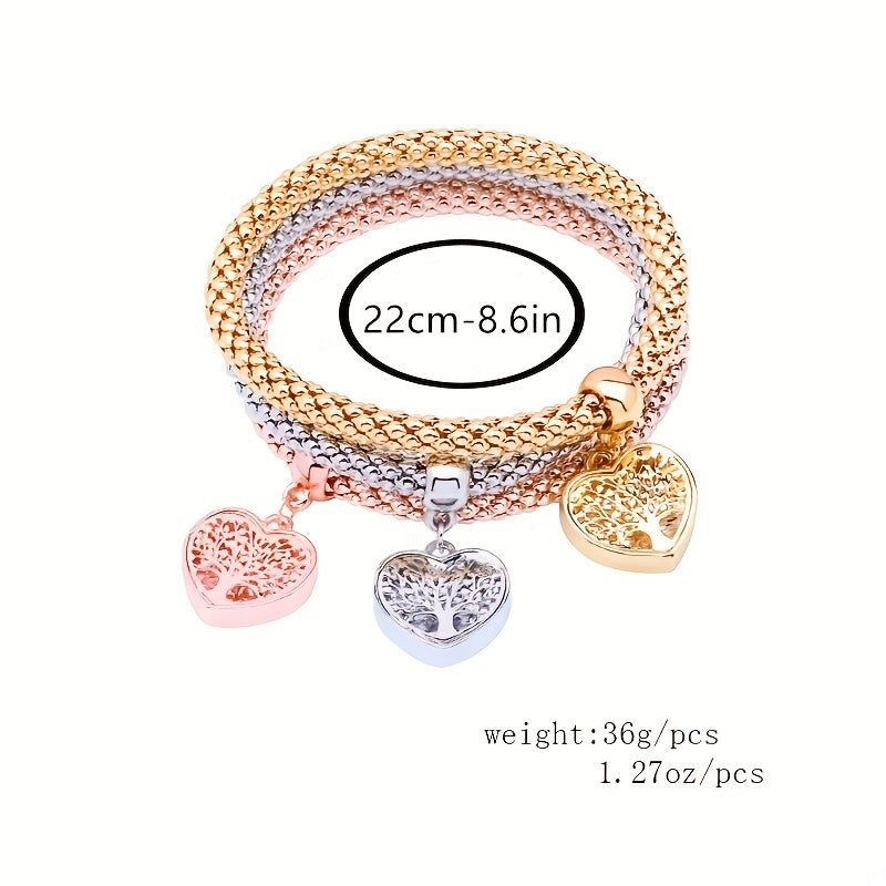 3pcs Charms Multilayer Bracelets